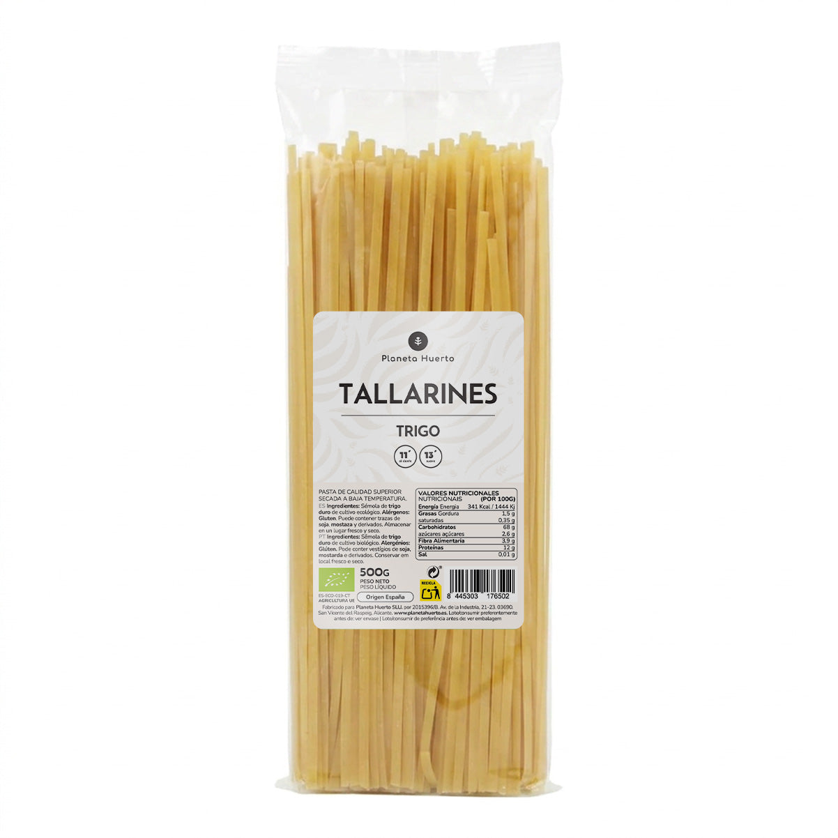 Tarwe tagliatelle ECO Planeta Huerto 500 g