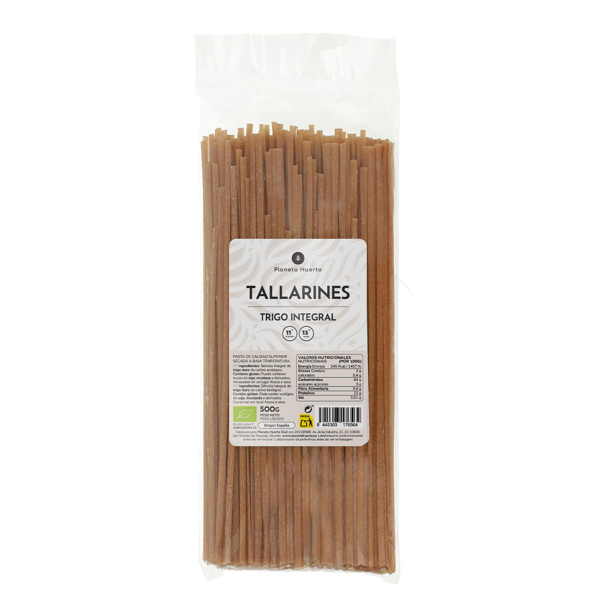 Volkoren tagliatelle ECO Planeta Huerto 500g
