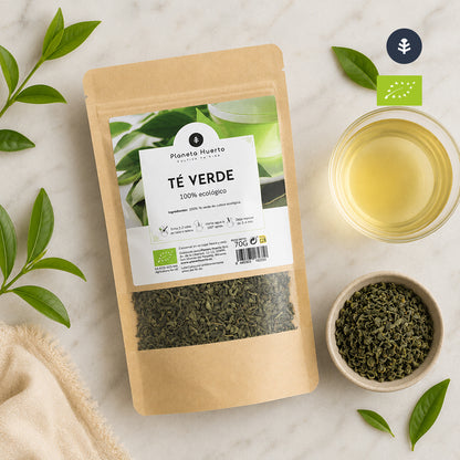 Groene thee buskruit ECO Planeta Huerto 70g