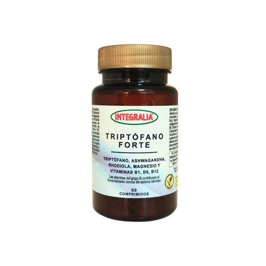 Tryptofaan Plus met magnesium, valeriaan en B-vitamines Integralia, 50 capsules