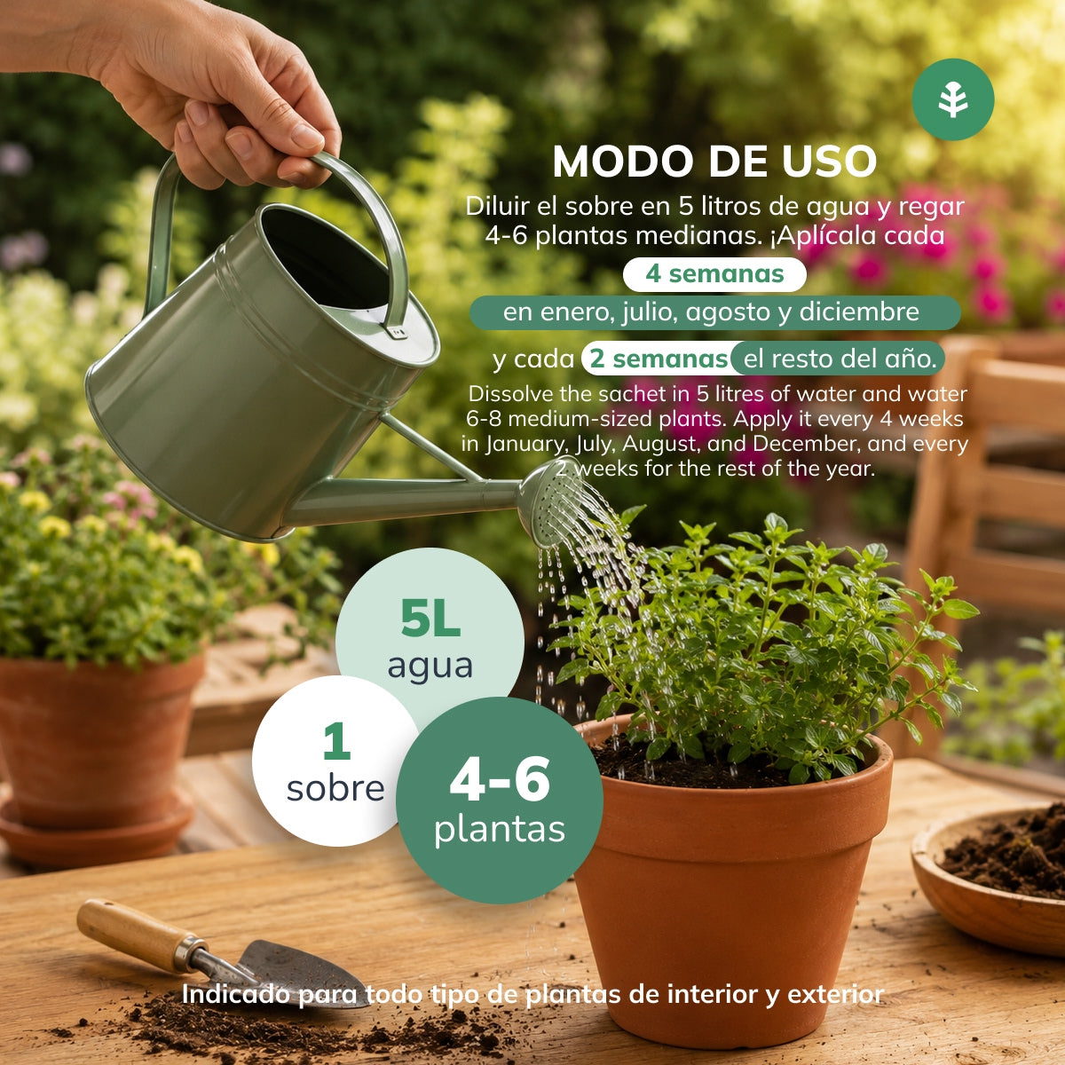 Universele meststof Planeta Huerto Zak voor 5 l